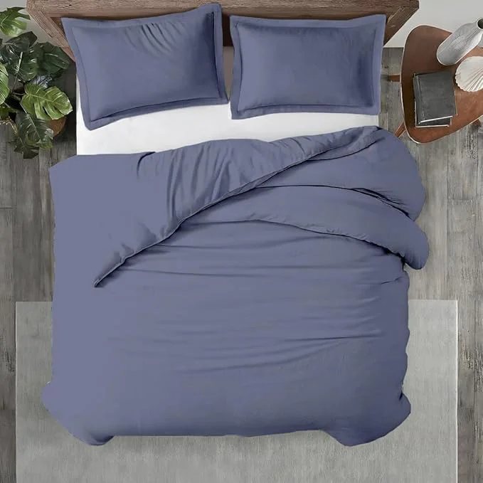 Clean Kotton Culture 3 Pc 120 x120 Duvet Cover Set Super King Plus Super Oversize Fashionable