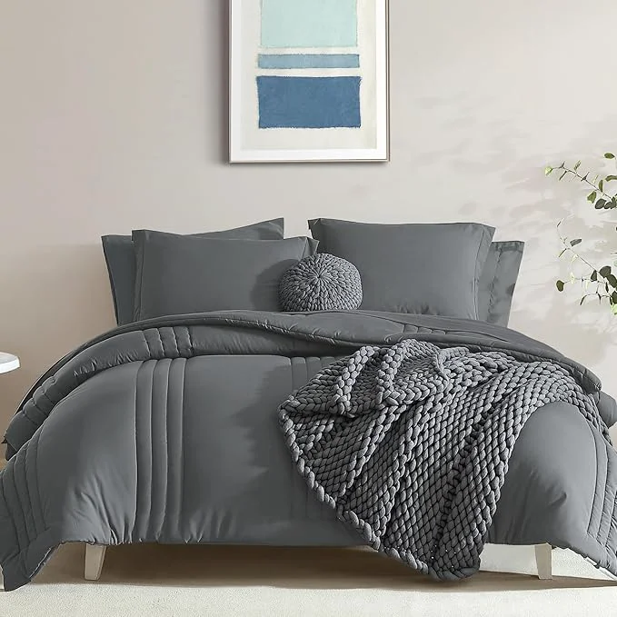 Convenient Monbix Twin XL Size Comforter Set Fast