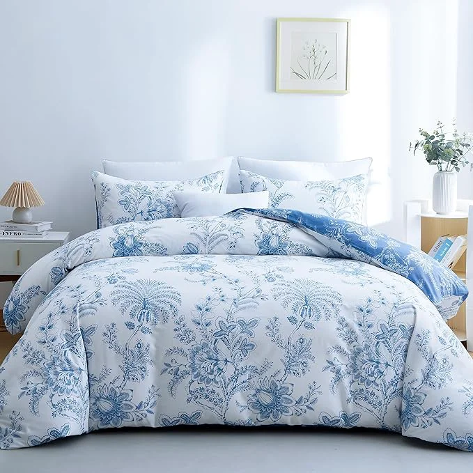 Unique BOLINLIVING Duvet Cover Twin Size Flower Kids Duvet Cover Fast