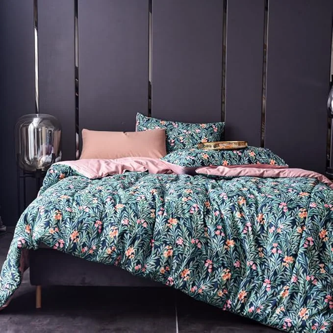 Certified Cupocupa Duvet Cover Queen Size Set Boho Floral Pattern Duvet Cover Queen Clean