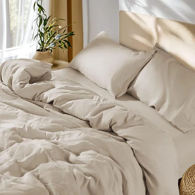 Next-Generation SONORO KATE French Linen Duvet Cover Full Size Soft Breathable Fashionable