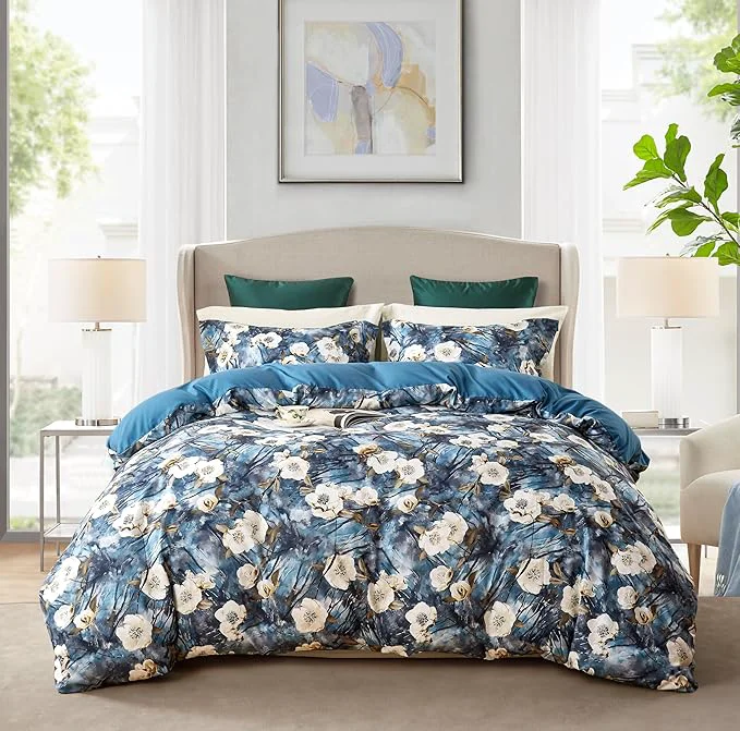 Original Design Cupocupa Duvet Cover Full Size Set Boho Floral Pattern Full Duvet Cover Set Comfortable