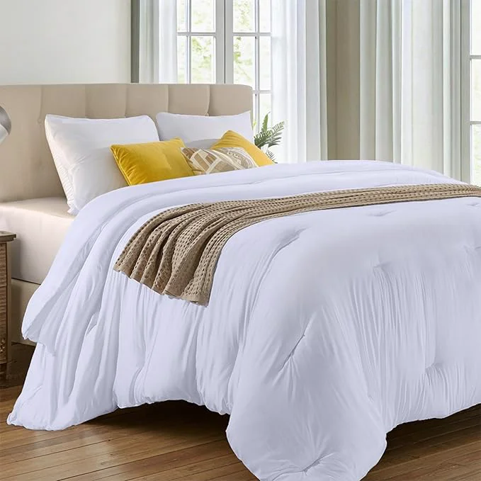 Classic Utopia Bedding All Season Down Quilted Twin XL Comforter Duvet Minimalist