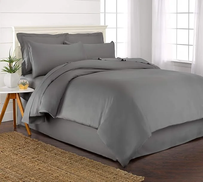 Practical Twin Duvet Cover by Pure Bamboo 2 Piece Set Organic Viscose Powerful