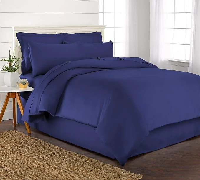 Unique Queen Duvet Cover by Pure Bamboo 3 Piece Set Organic Viscose Lightweight