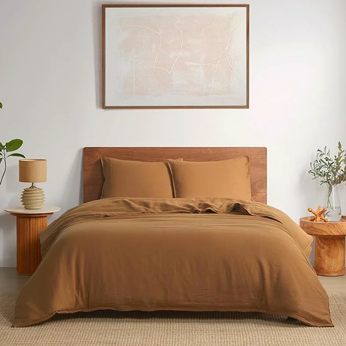 Contemporary DAPU Linen Duvet Cover Set First-Class