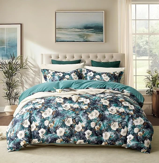 Smart Cupocupa Duvet Cover King Size Set Boho Floral Pattern King Duvet Cover Set Consistent