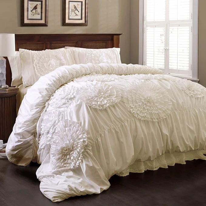 Excellent Lush Decor 3 Piece Serena Comforter Set Trusted