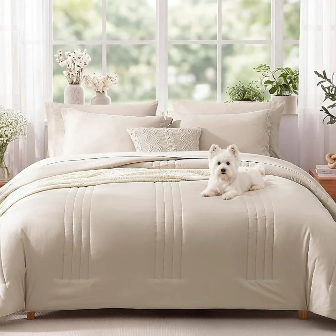 Sustainable Monbix Super King Plus Size Comforter Set Unique