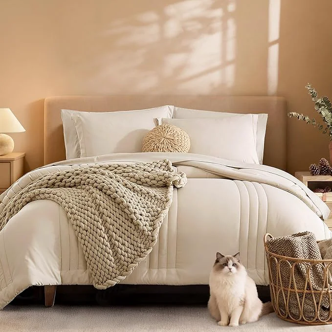 Clean Monbix Full Size Comforter Set Effective