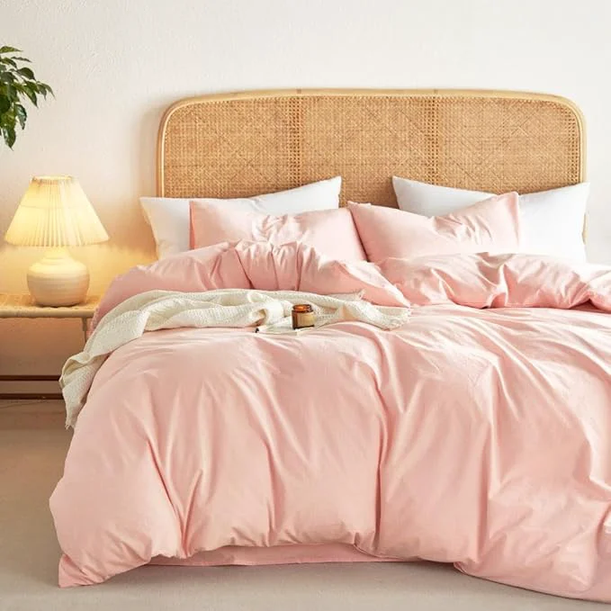 Prestigious Wake In Cloud - Cotton Duvet Cover Set Full Size Washed Cotton Linen Excellent