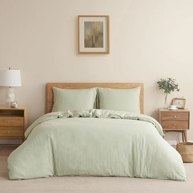 Classic DAPU Linen Duvet Cover Set Stylish