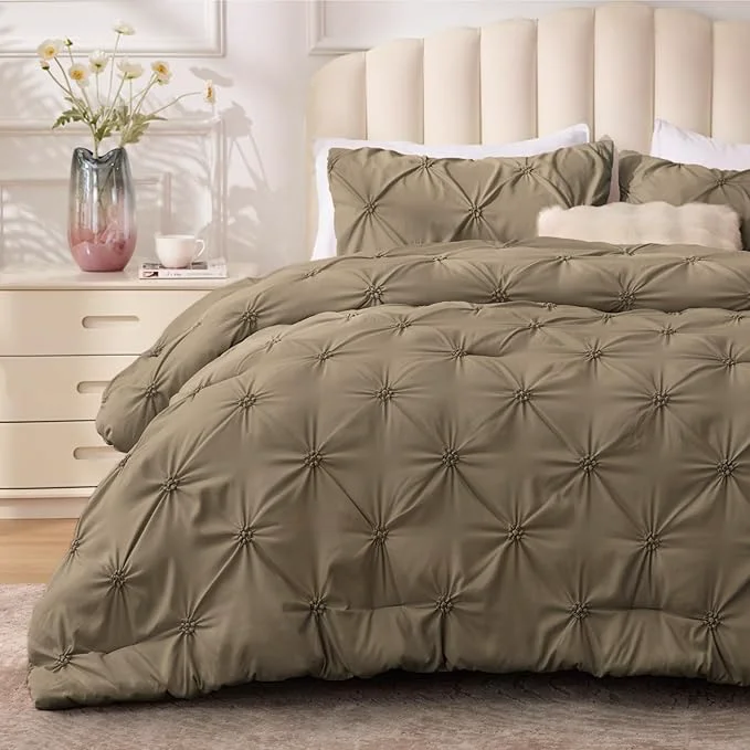 Genuine BEDELITE Light Brown King Size Comforter Set Efficient