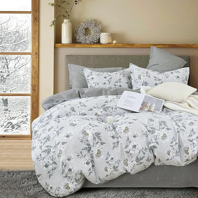 Superior LEMIROE Floral Cotton Comforter Twin Size Easy-to-Use