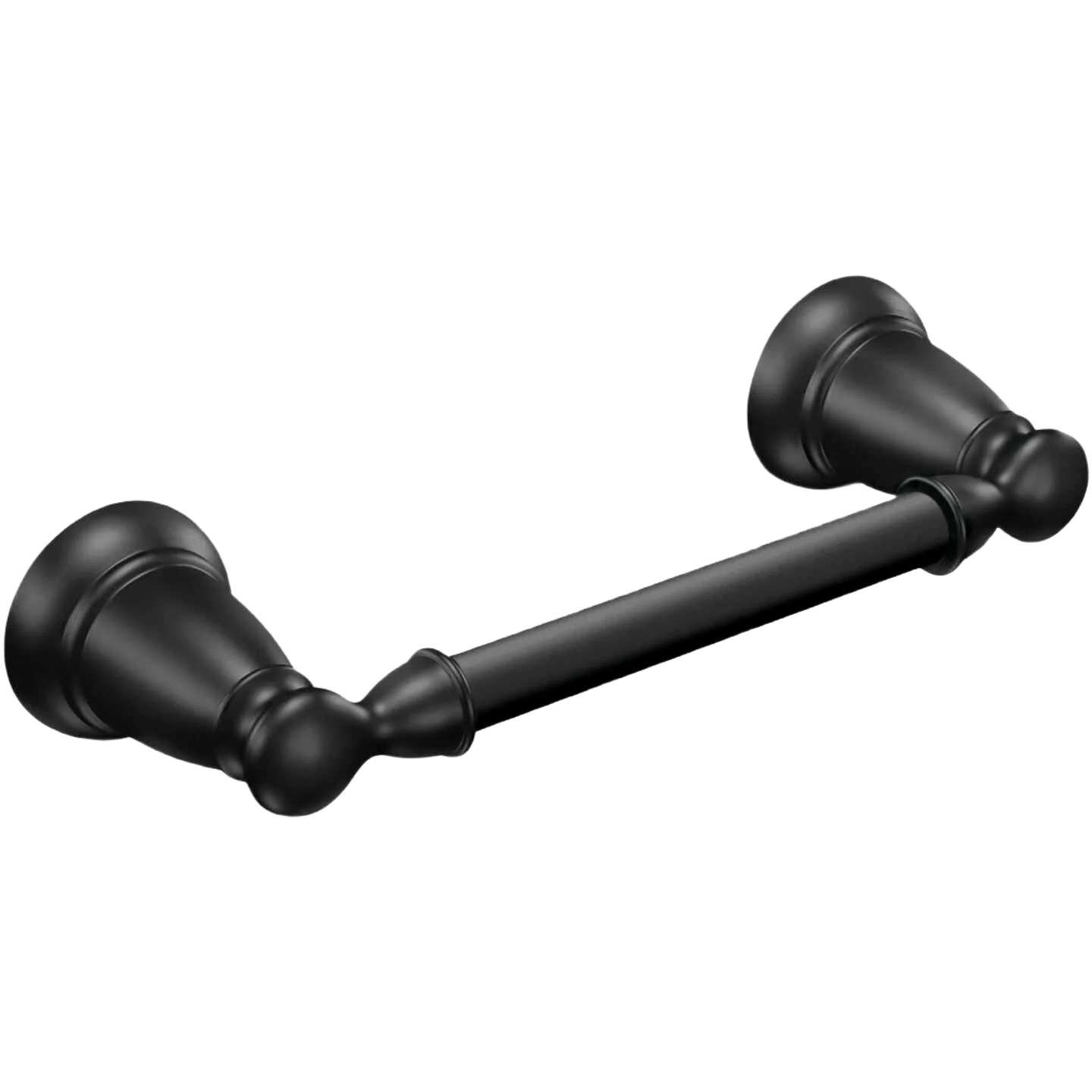 User-Friendly Moen Banbury Matte Black Toilet Paper Holder Lightweight