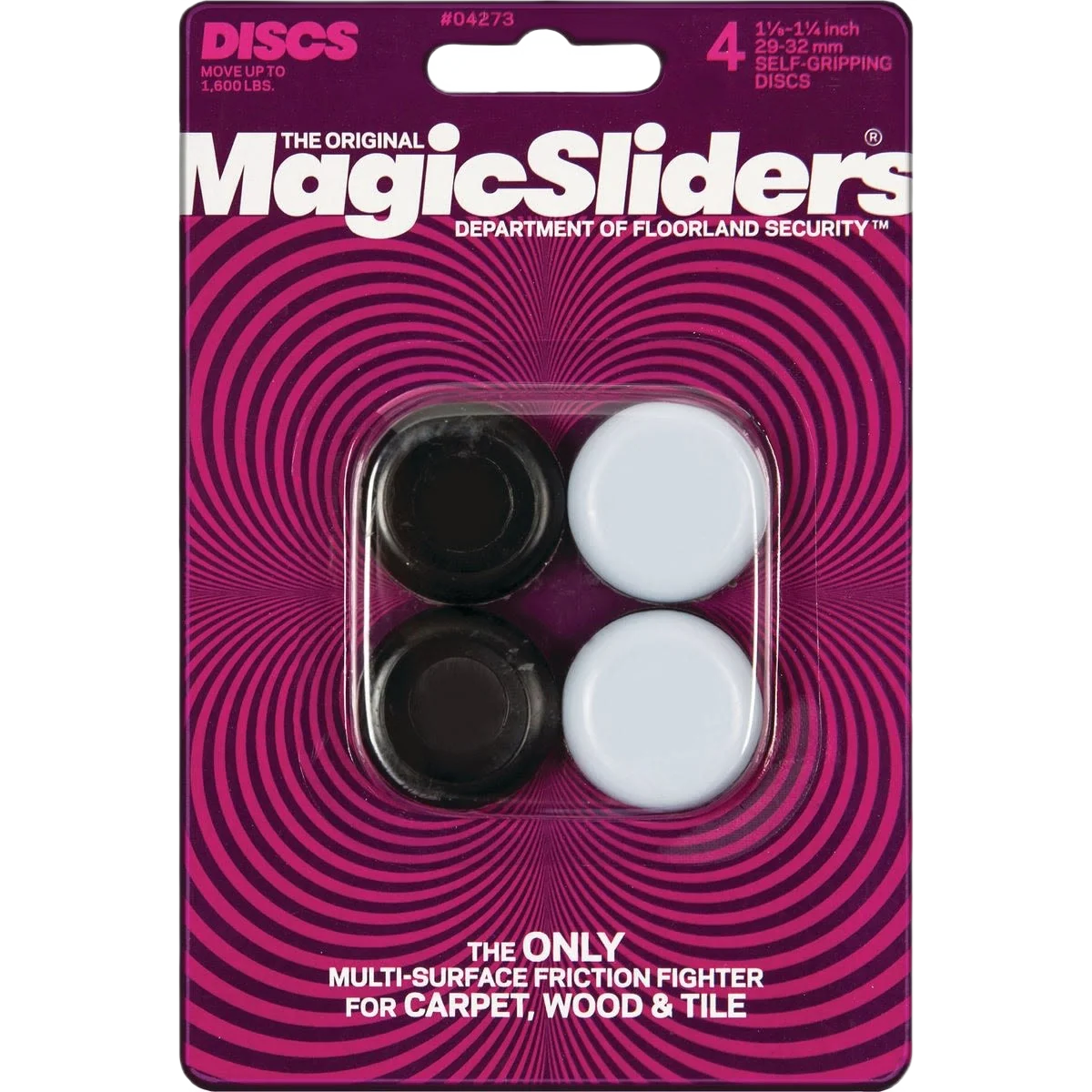 Healthy Sliders 1-1 8 In. Round Grip Tip Furniture Glide 4-Pack Genuine