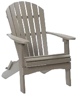 Healthy Berlin Gardens Comfo Weatherwood Folding Adirondack Chair Authentic