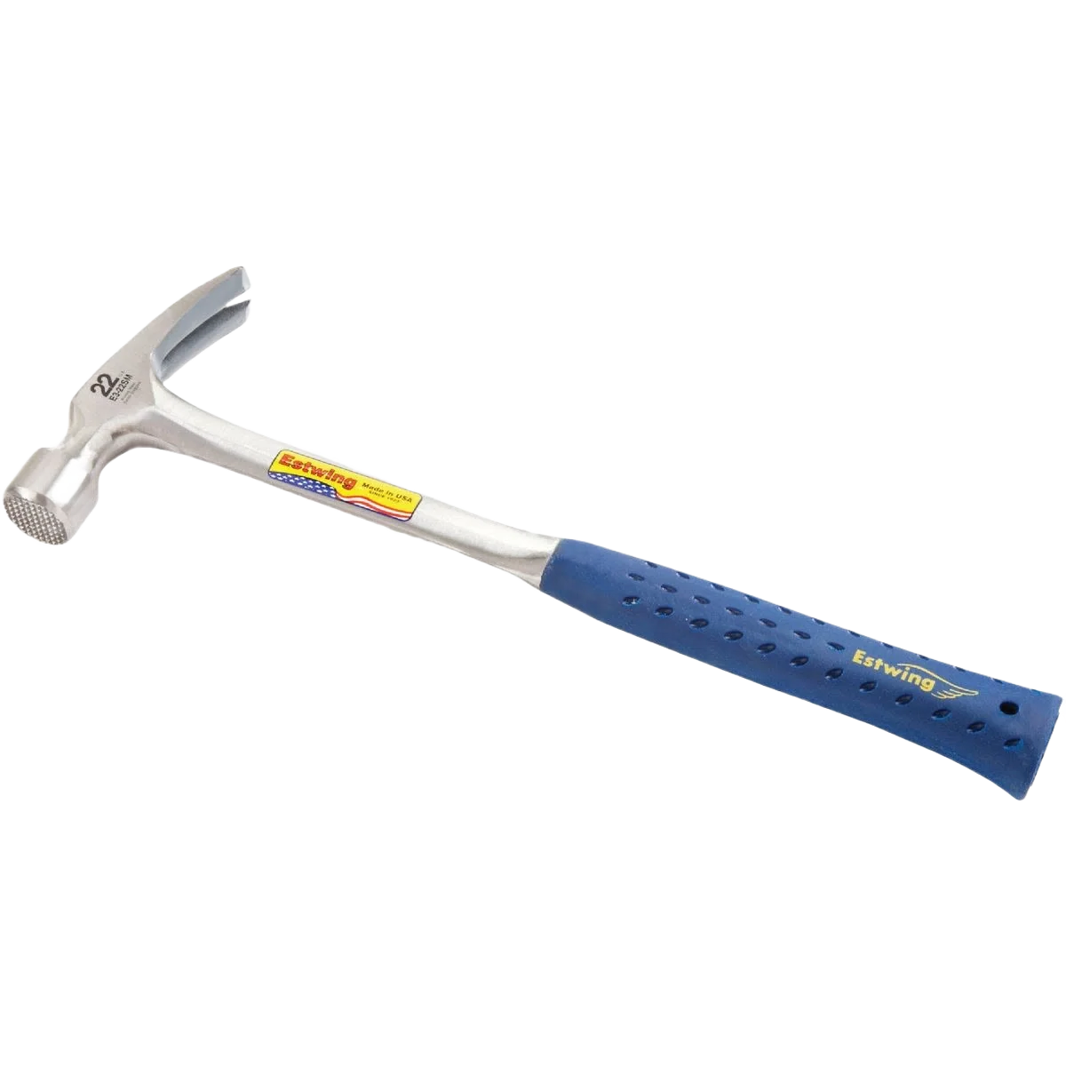 Recyclable Estwing Nylon-Covered Steel Handle Claw Framing Hammer 22 oz Specialty