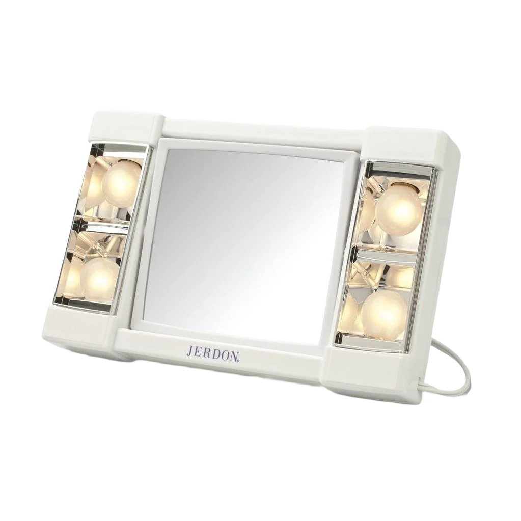 Lightweight Jerdon Style 3x-1x Makeup Mirror 6 in. Powerful