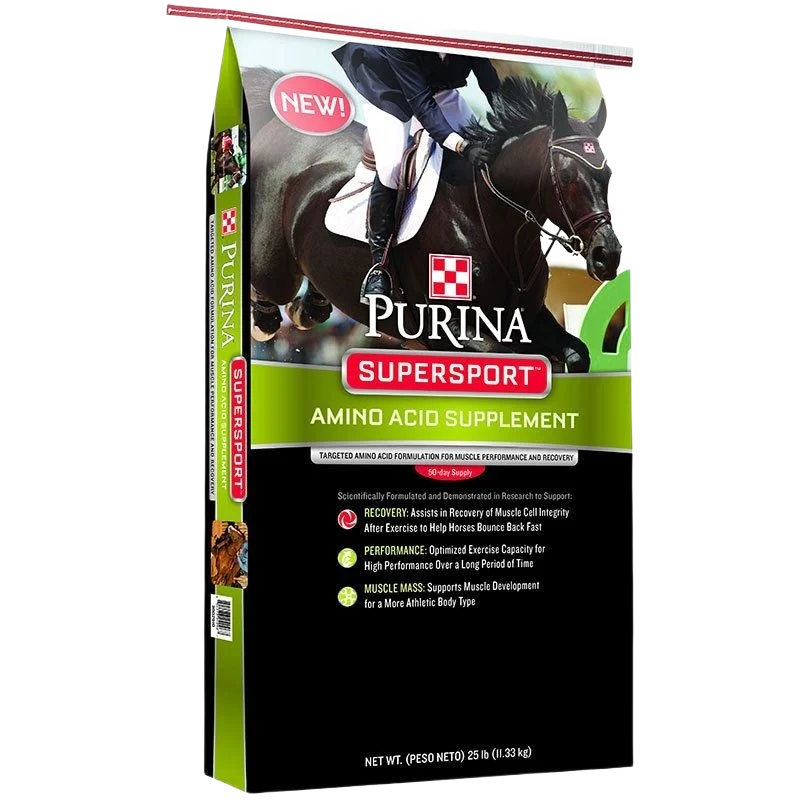 Traditional Purina Feed Super Sport Amino Acid Supplement for Horses 25 lb. Durable