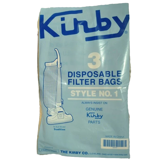 Responsible Kirby Type 1 Traditional Upright Vacuum Bag 3-Pack Top-Quality