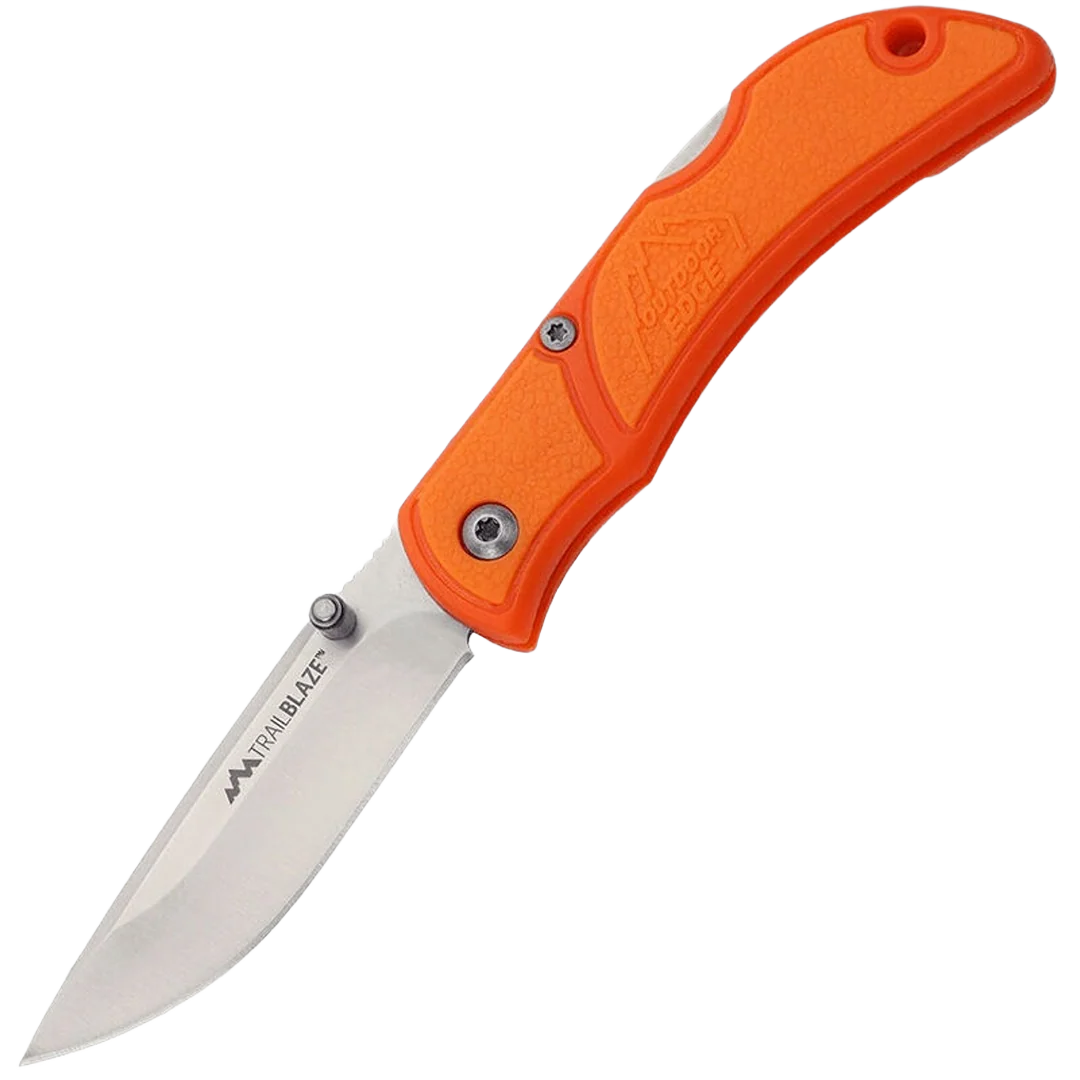 High-Quality Outdoor Edge TrailBlaze 2.5 In Drop Point Blade Folding Knife Green