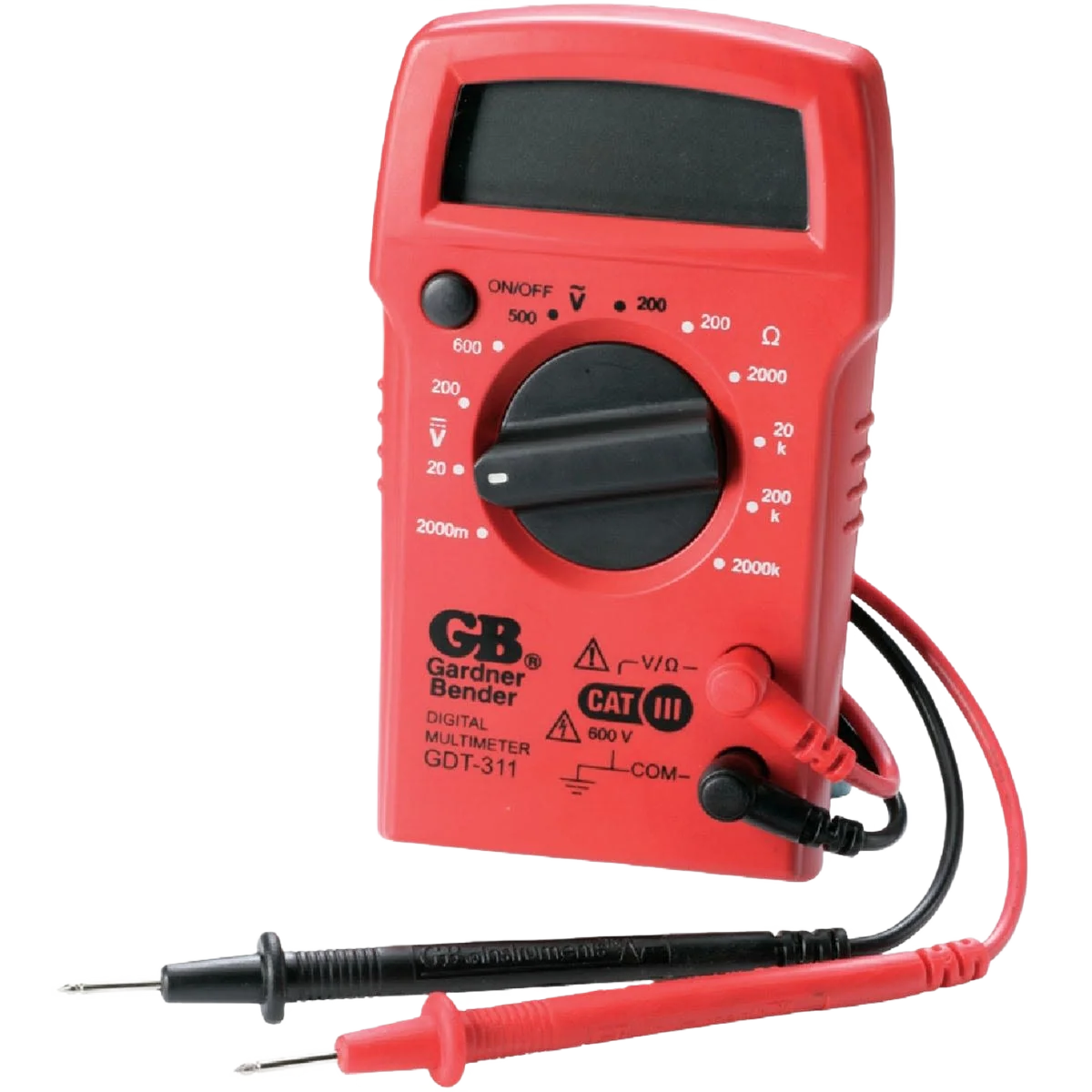 Long-Lasting Gardner Bender Manual Digital Multimeter Fine