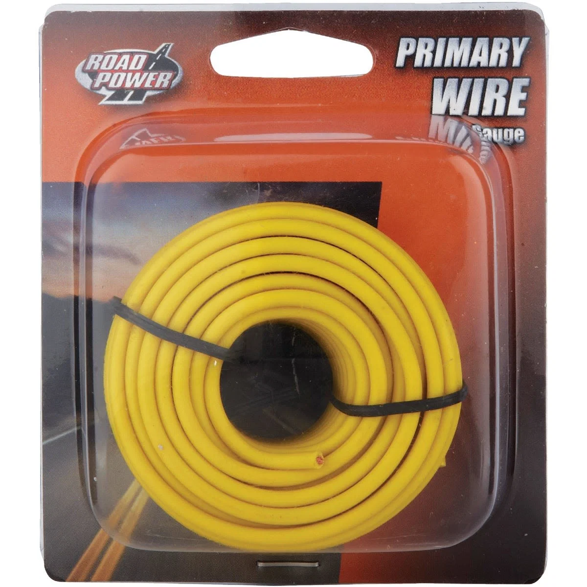 Casual Road Power 24' 16 Ga. PVC-Coated Yellow Primary Wire High-Performance