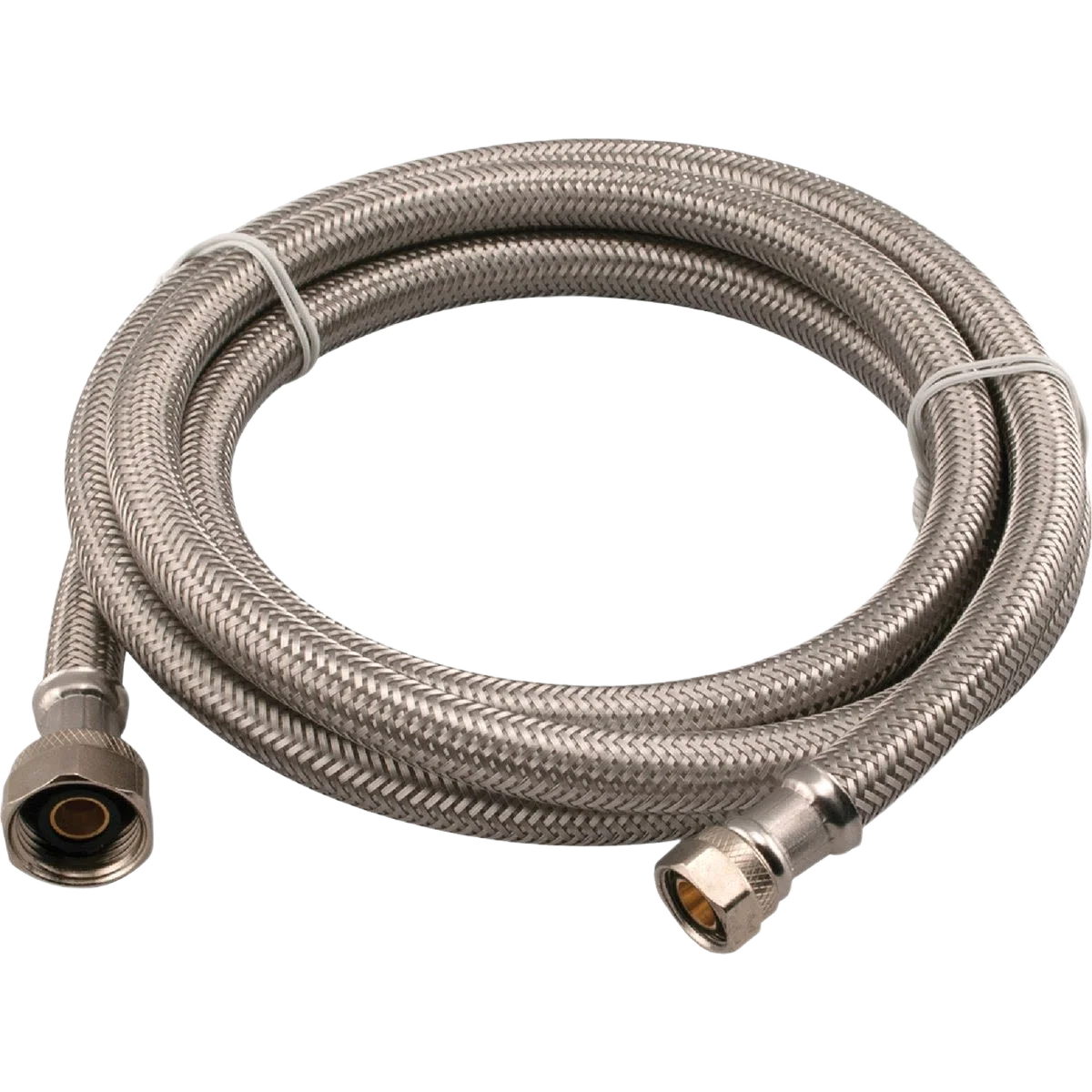 Long-Lasting Do it Stainless Steel Faucet Connector 3 8 In. C x 1 2 In. F x 72 In. L Premium
