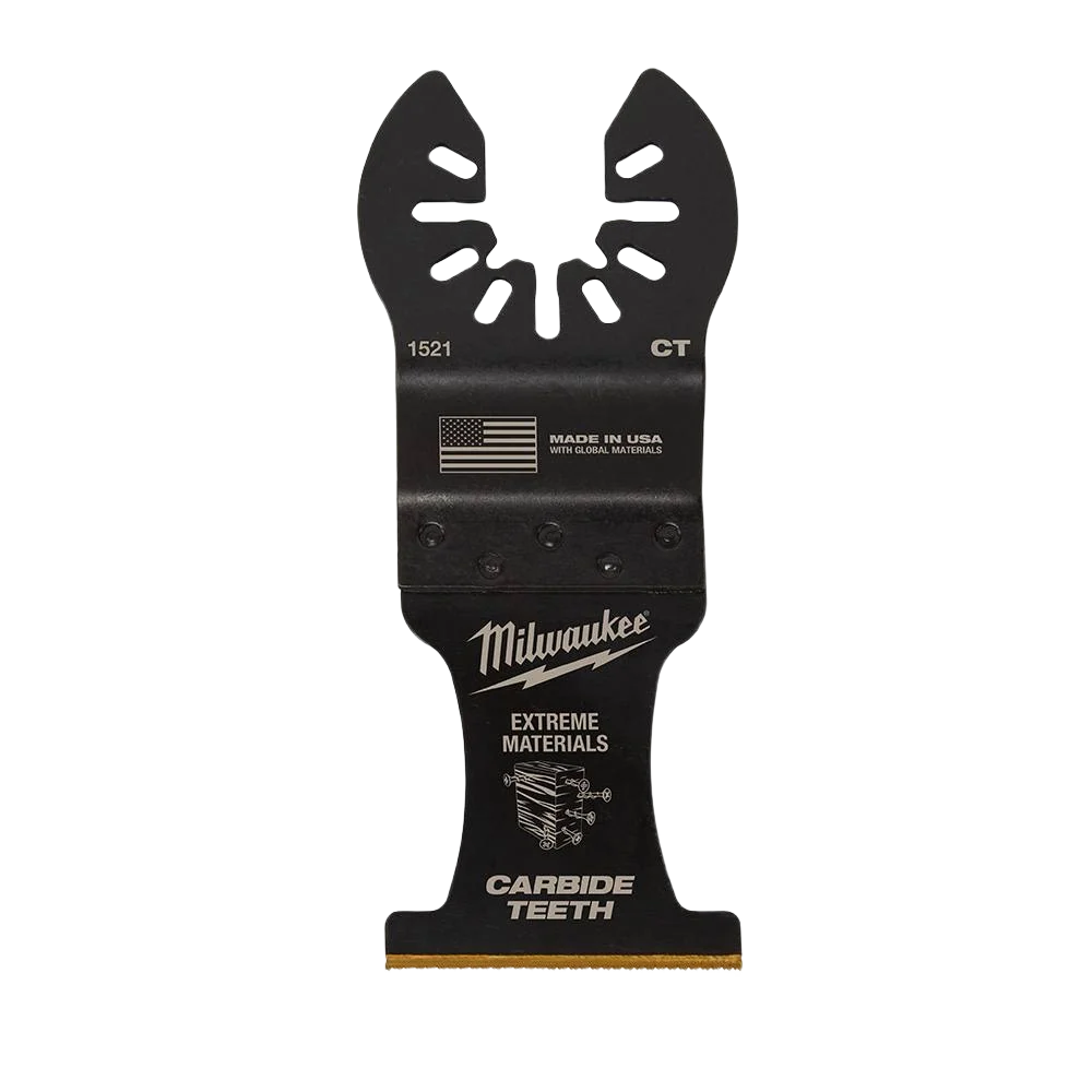 Smooth Milwaukee OPEN-LOK™ 1-3 8 Extreme Materials Carbide Blade Fashionable