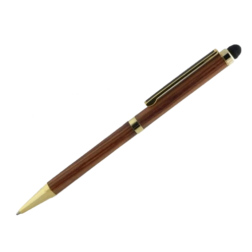 Long-Lasting Berea Hardwoods Gold 7mm Slimline Stylus Pen Convenient