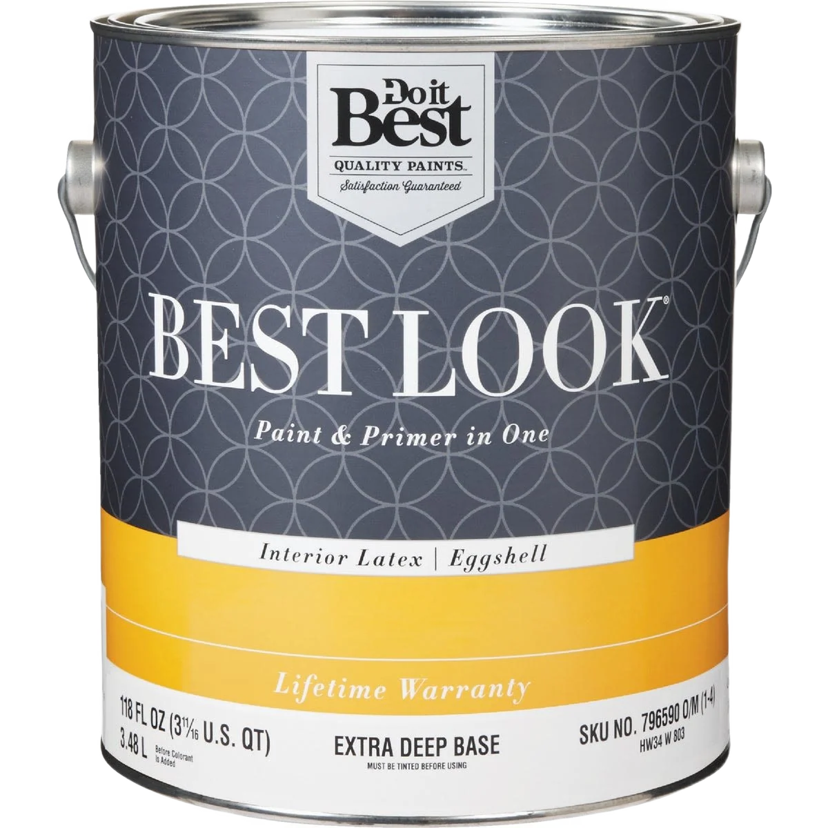 Exceptional Look 1-gal. Extra Deep Base Interior Latex Eggshell Paint Primer In One Innovative