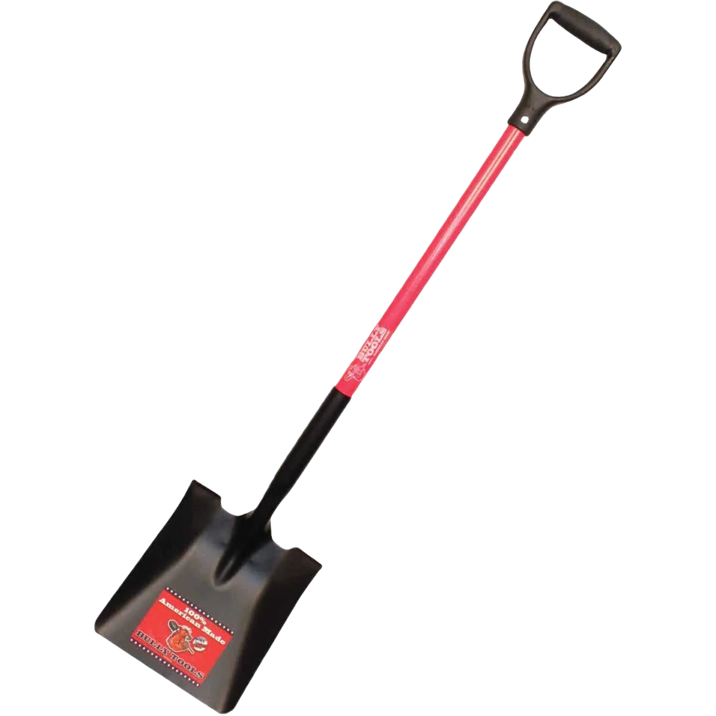 Organic Bully Tools 14 in. Gauge Square Point Shovel 46 in. Flexible