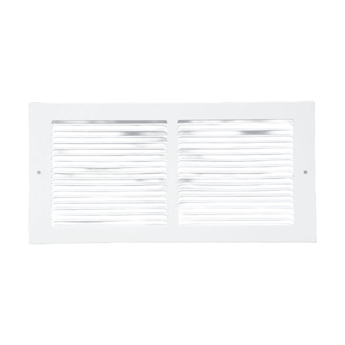 Practical Home Impressions 6 in. x 14 in. Steel Baseboard Grille White Comfortable
