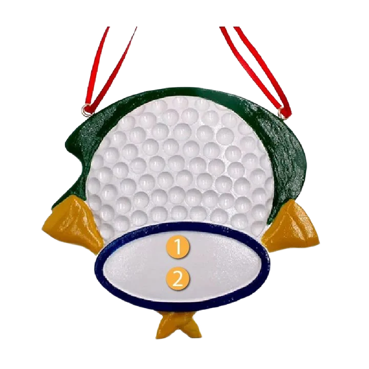 Premium Kurt S. Adler Personalized Golf Ornament Premium Material