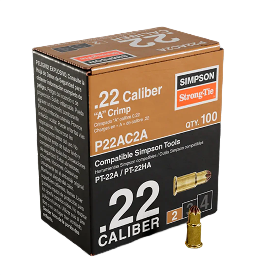 Healthy Simpson Strong-Tie Brown 0.22-Caliber Single-Shot A Crimp LVL 2 100 Shot Specialty