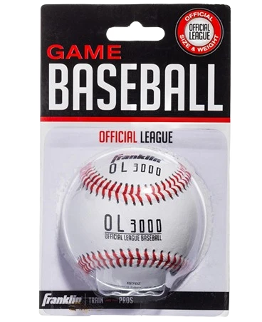 Responsible Franklin Sports Tournament Play Cowhide Leather Baseball Breathable