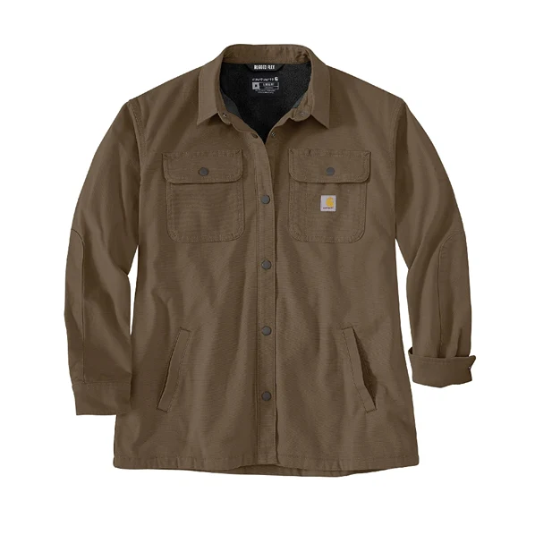 Reliable Carhartt Women's Large Tarmac Canvas Fleece Lined Shirt Jacket Professional