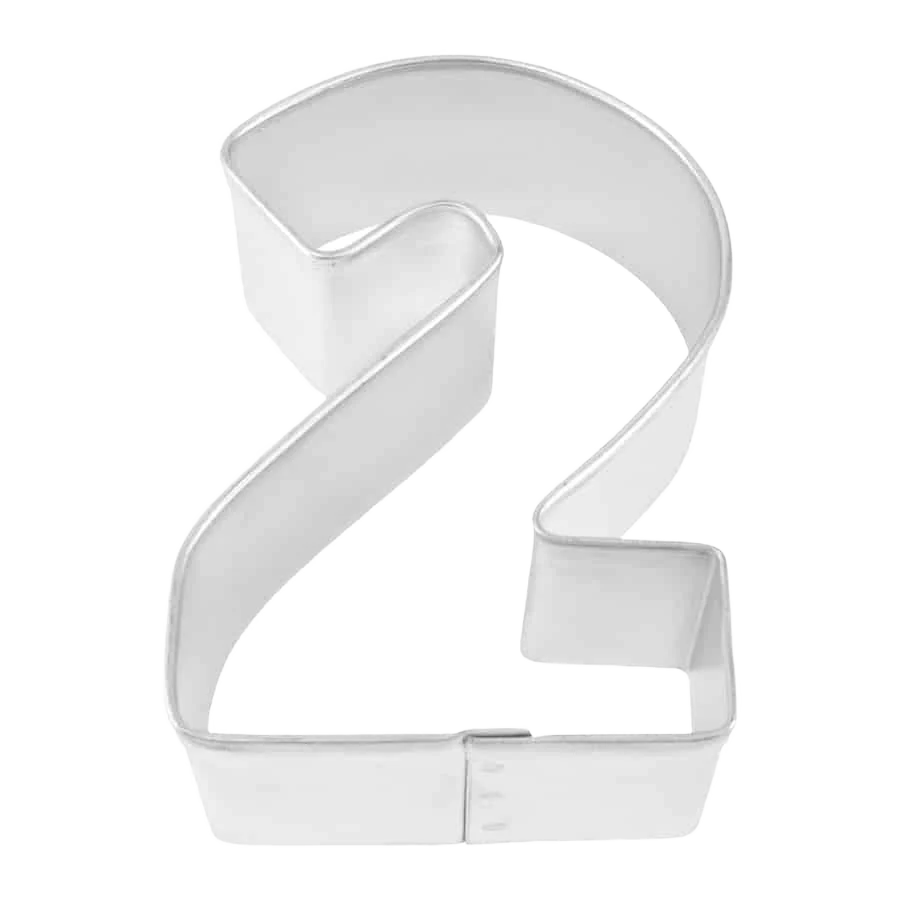 Flexible R M International Number 2 Cookie Cutter 3 in. Long-Lasting