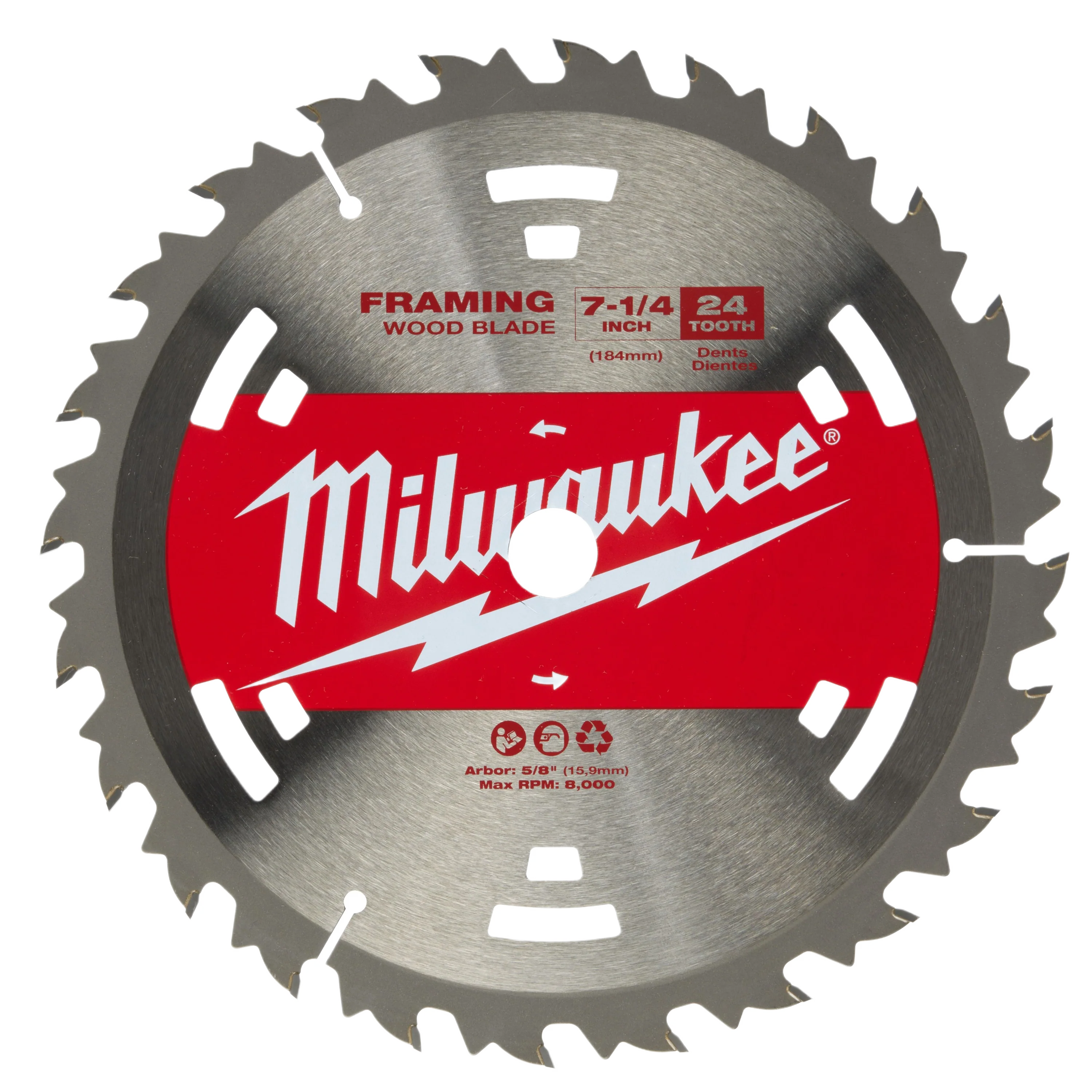 Smooth Milwaukee 7-1 4 24T Framing Circular Saw Blade Modern