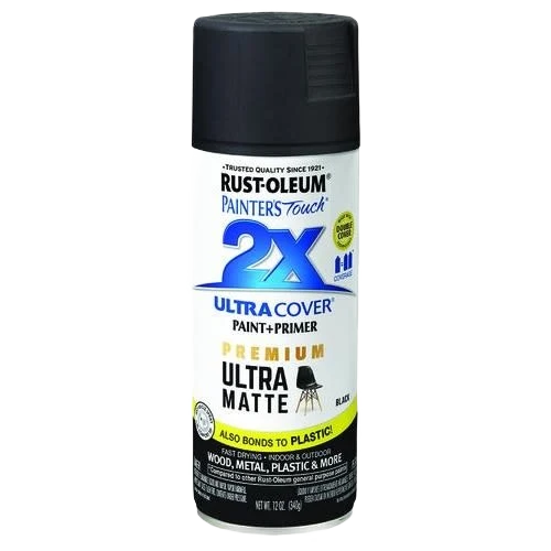 Selected Rust-Oleum Painters' Touch 2X Black Ultra Matt Spray Paint Primer 12 oz. Prestigious