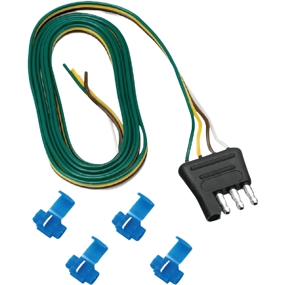Natural 4 Flat Trailer Side Connector Easy-to-Use