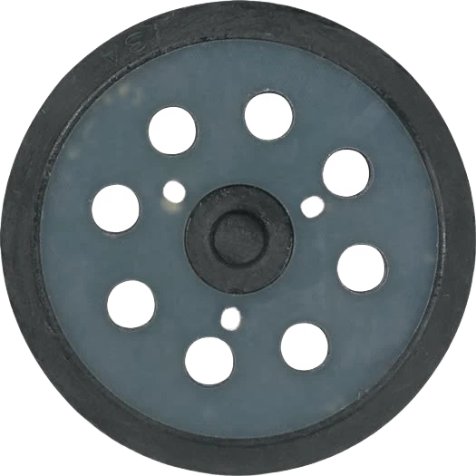 Natural Makita 5 in. Round Hook and Loop Backing Pad for Orbit Sanders Functional