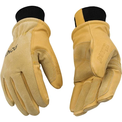 Traditional Kinco Men's Medium Suede Pigskin Work Gloves Optimized