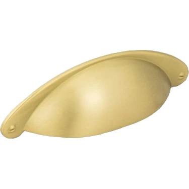 Minimalist Hardware Resources Lyon 3 In. CC Pull Brushed Gold User-Friendly