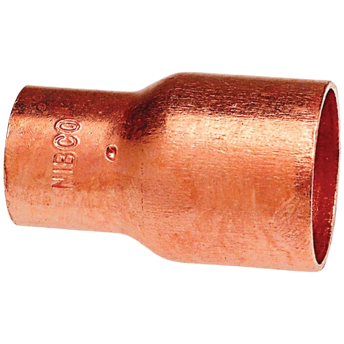 Professional NIBCO 1 2 x 3 8 Reducing Copper Coupling with Stop Exclusive
