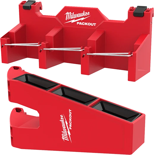 Detailed Milwaukee PACKOUT™ Tool Box Long Tool Holder Attachment Fast