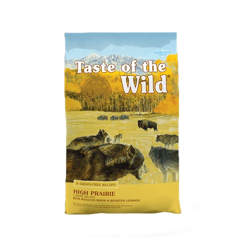 Specialty Taste of The Wild Wild High Prairie Bison Venison Canine Recipe Dry Dog Food 15 lb. Eco-Friendly