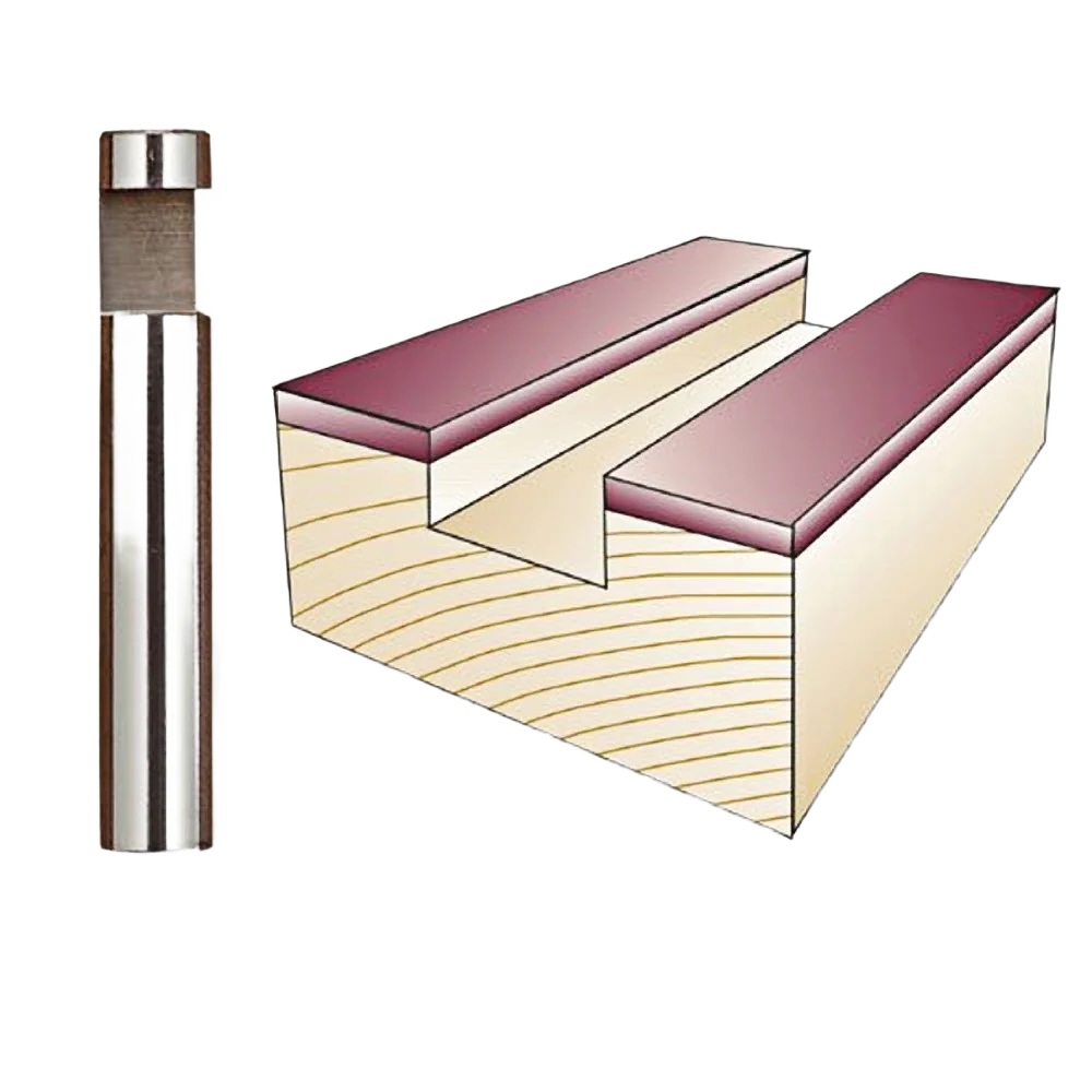 Fast Whiteside Dado Trim Bit w Small Pilot 1 4 in. SH x 1 4 in. CL Stylish