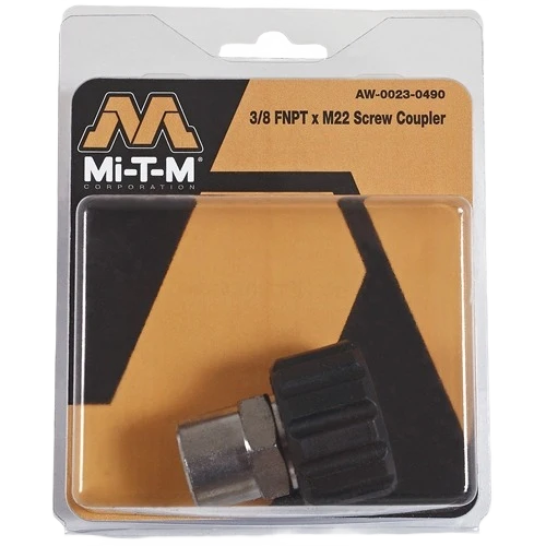 Pure Mi-T-M 3 8F x M22 Screw Coupler Natural